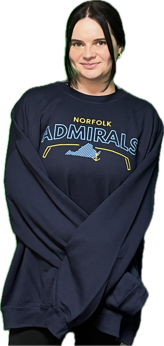 Admirals Navy Crew Neck Norfolk Admirals Hockey admirals-navy-crew-neck-norfolk-admirals-hockey