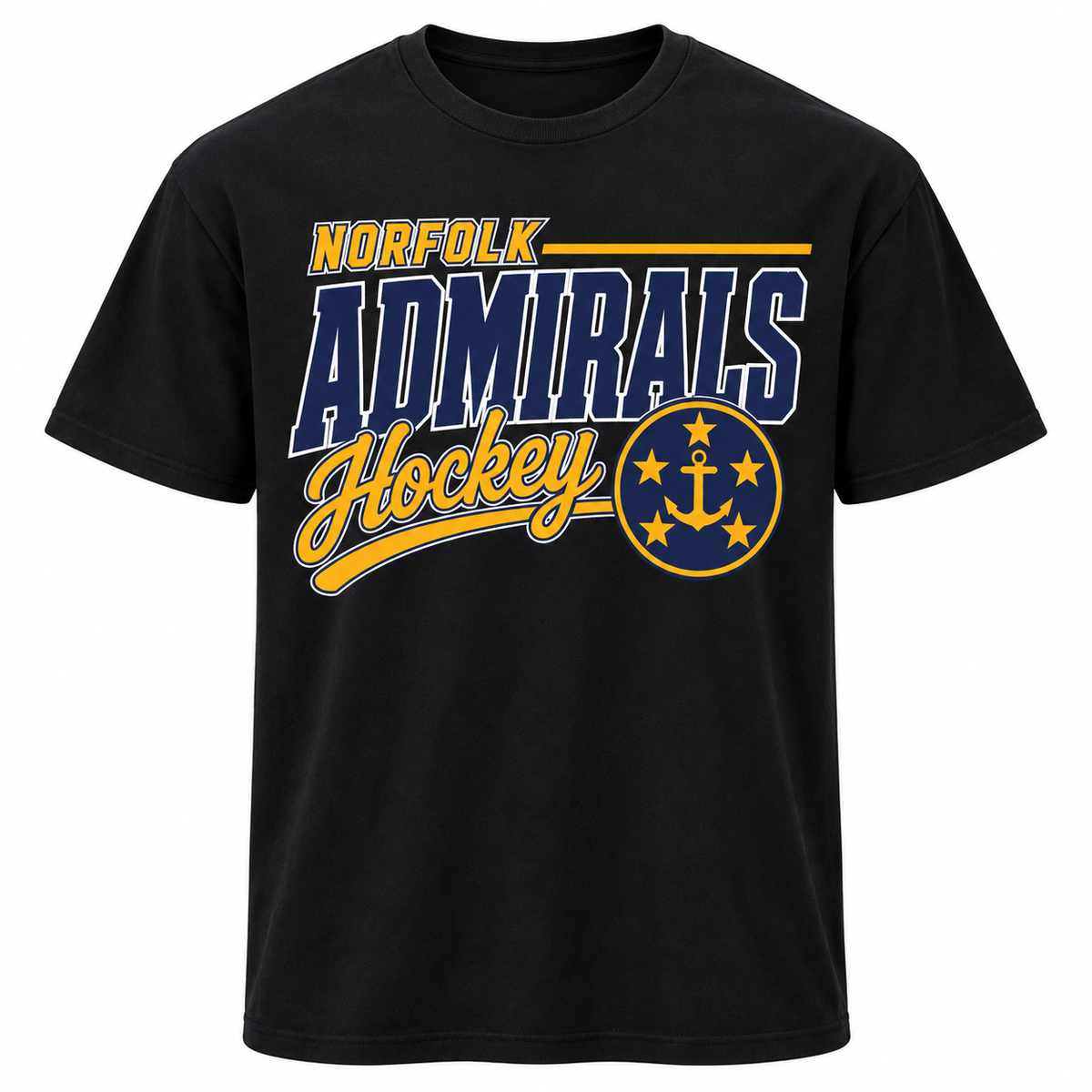 Admirals Black Core Hockey Tee