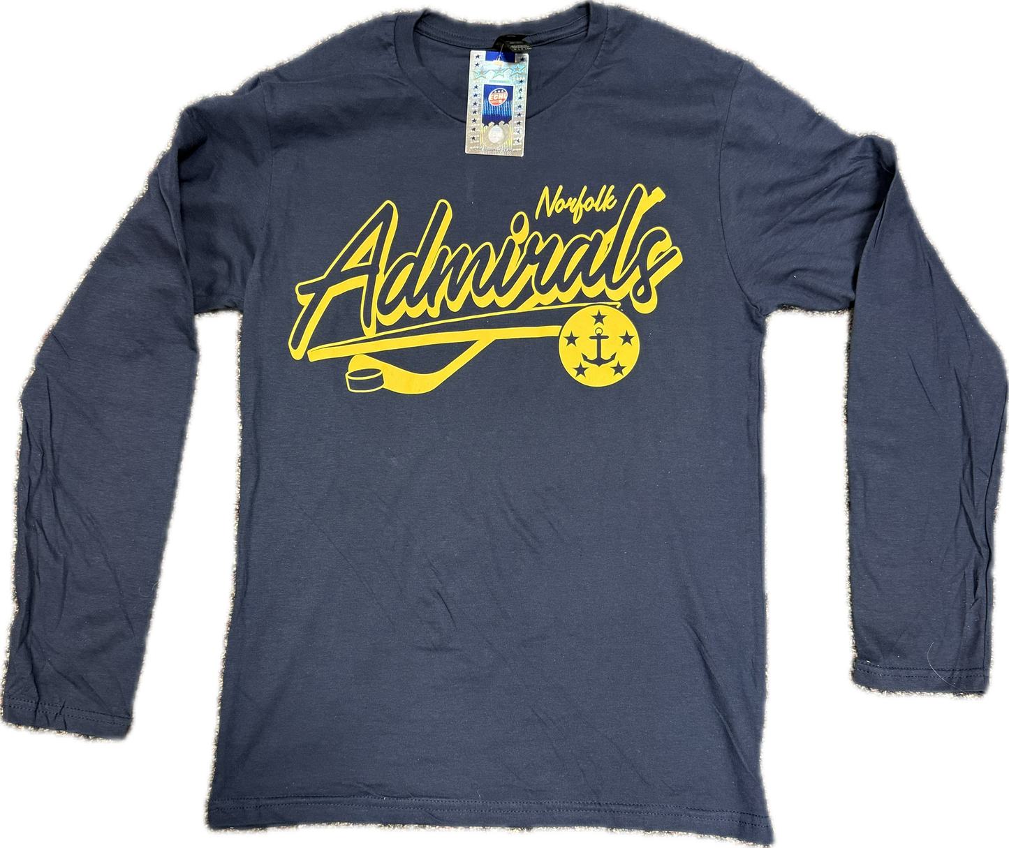 New Navy Norfolk Admirals Long Sleeve