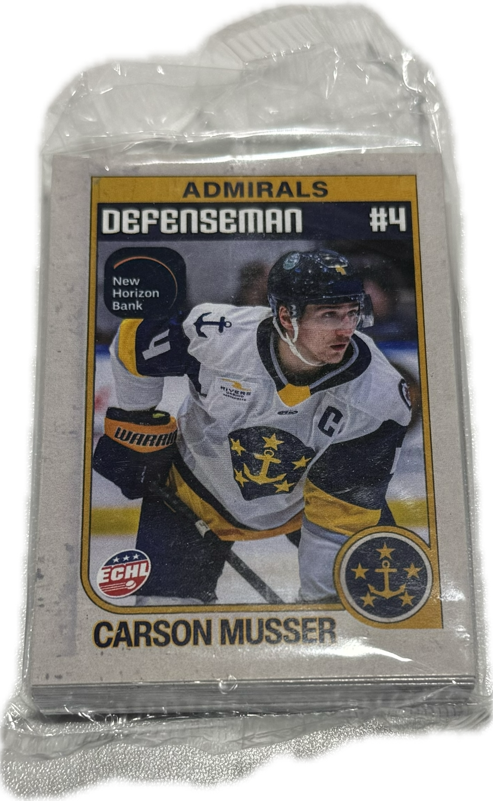 25-26 Norfolk Admirals Player Trading Cards