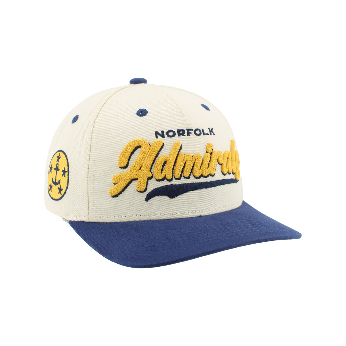Retro Admirals Gold Script Hat