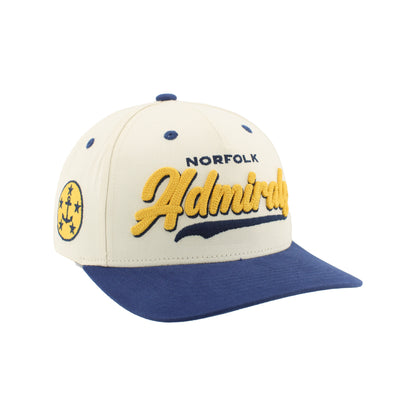 Retro Admirals Gold Script Hat