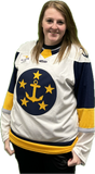 New Admirals 24-25 White Replica Jersey