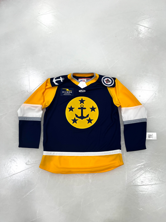 25-26 Admirals Navy Youth Replica Jersey
