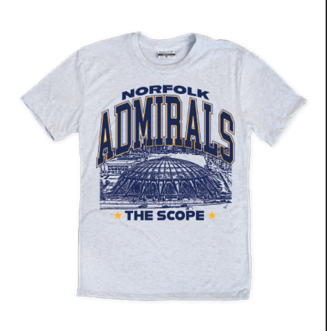 Norfolk Admirals "Scope" T-Shirt