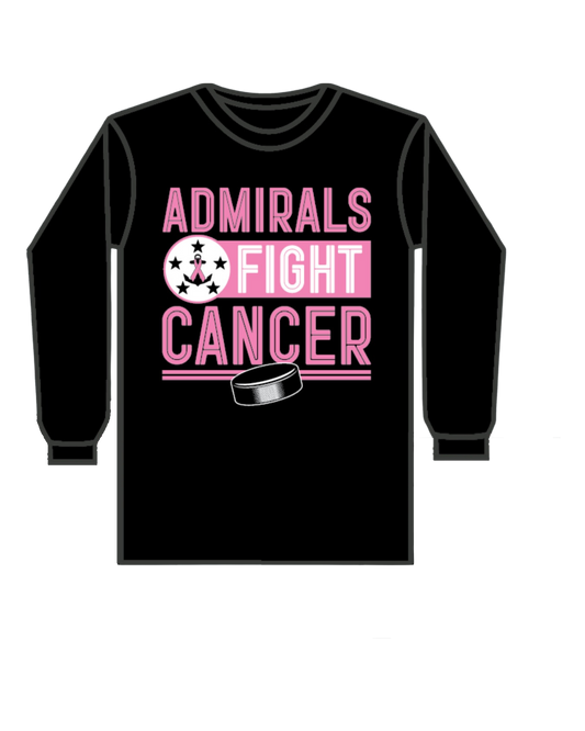Admirals Fight Cancer Long Sleeve Shirt (Pre-Sale)