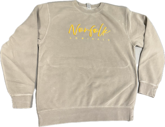 Admirals Light Cement Crew Neck