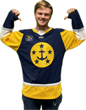 New 24-25 Admirals Navy Youth Replica Jersey