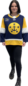 New 24-25 Admirals Navy Youth Replica Jersey