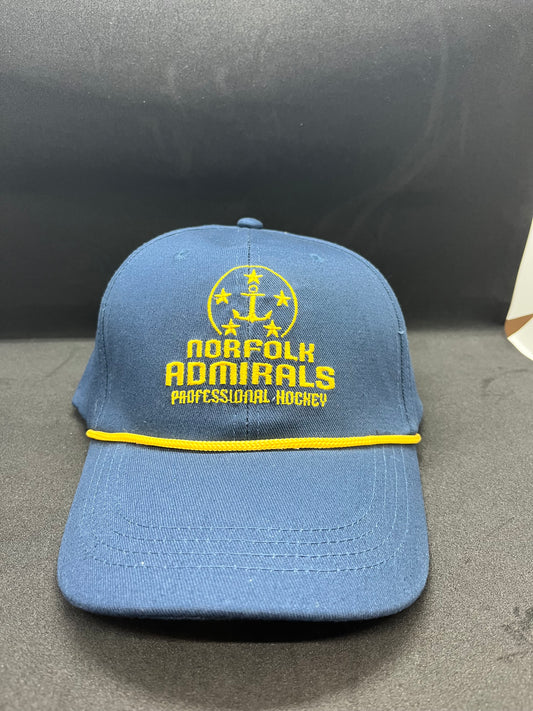 Norfolk Admirals Navy Rope Hat