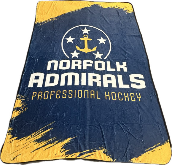 24-25 Norfolk Admirals Plush Blanket