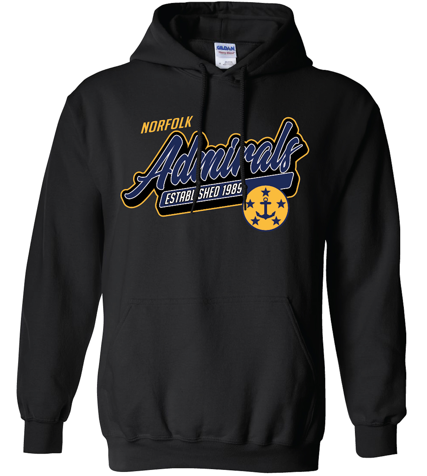 Admirals Black "Liquified" Hoodie