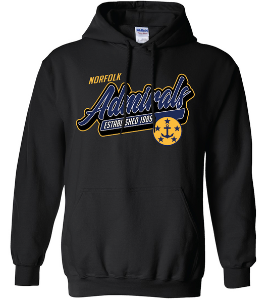 Admirals Black "Liquified" Hoodie