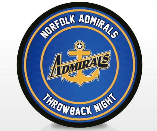 Admirals Throwback Puck