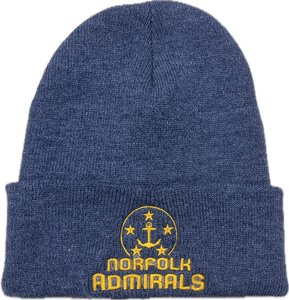 24-25 Ads Heather Navy Beanie