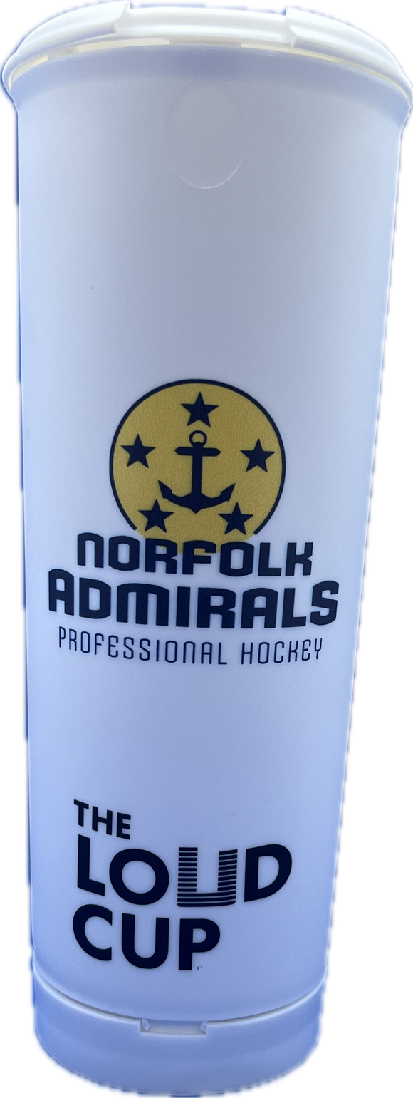 Admirals White Loud Cups