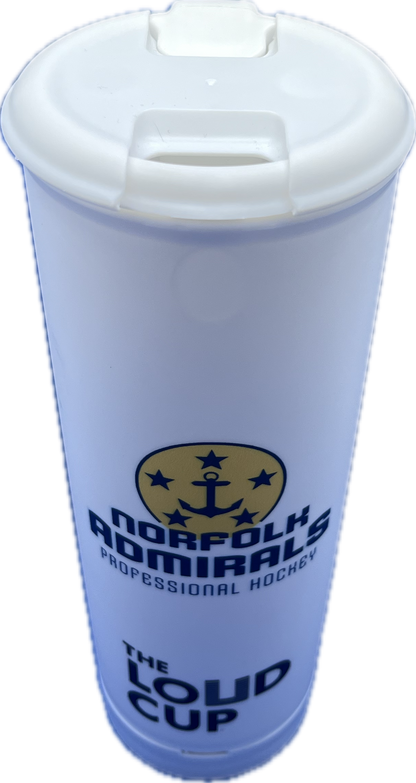Admirals White Loud Cups