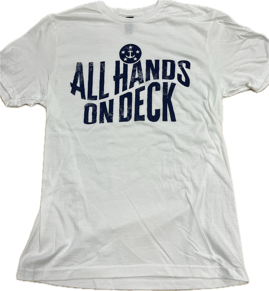Admirals "All Hands On Deck" White Out T-Shirt