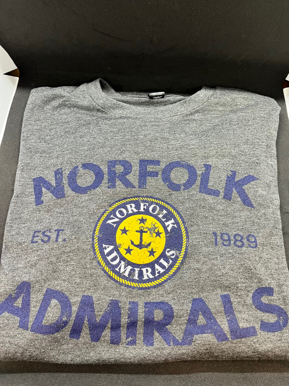 Norfolk Admirals Wolf Grey Long Sleeve
